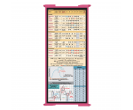 WhiteCoat Clipboard® Trifold - Pink Flight Medic Edition